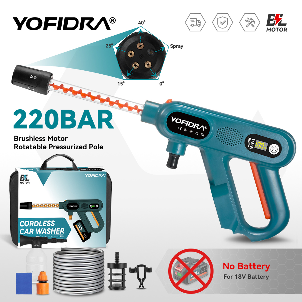 Car Shampoo Ph - YOFIDRA 3500W Brushless High Pressure Car