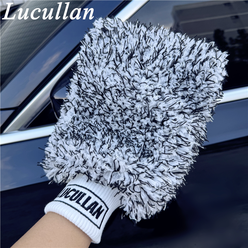 Interior Detailing Kit - Lucullan Two Bucket Method Microfiber Gloves