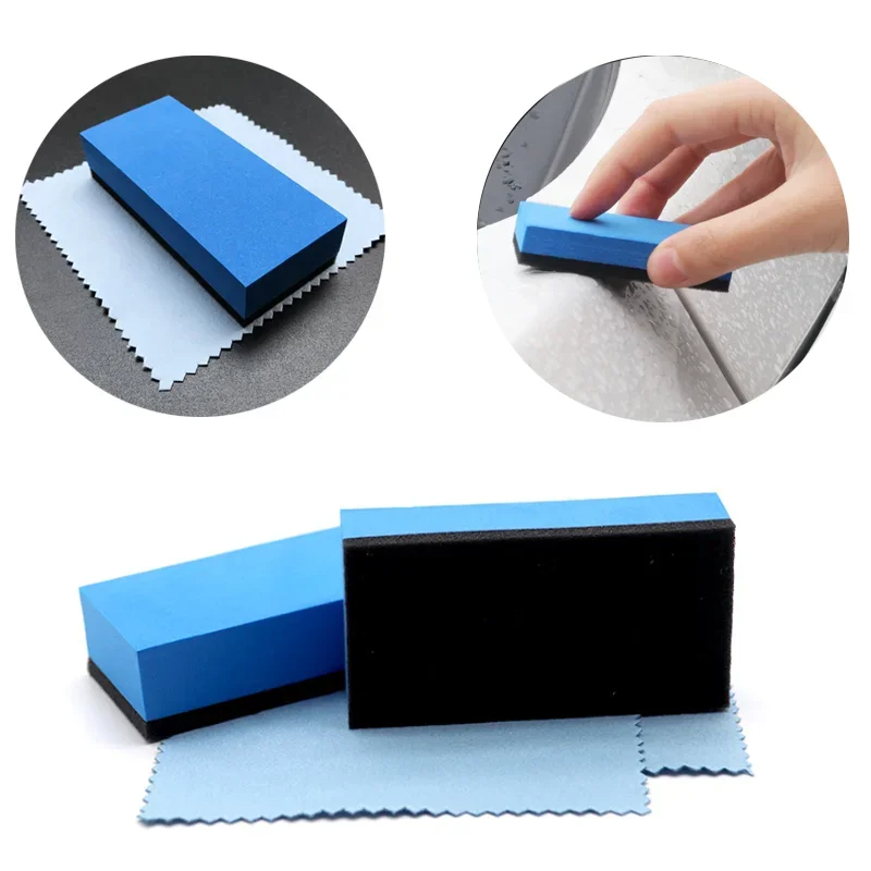 Car Wax Ceramic Coating - Car Ceramic Coating Sponges Cloth Applicator