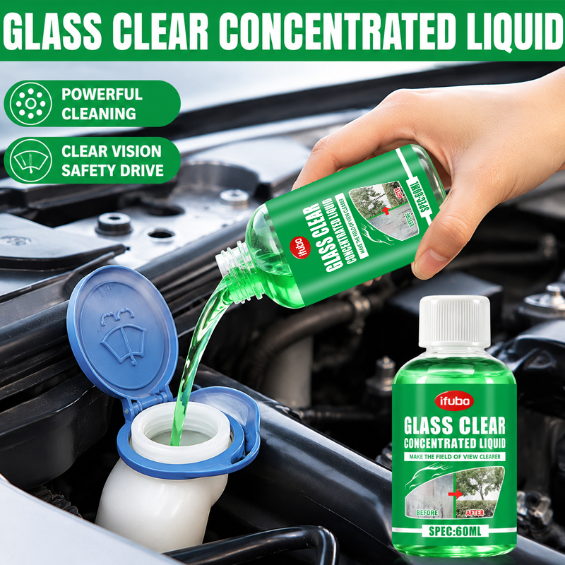 Glass Cleaner Streak - IFUBO Windshield Cleaner 60ML Car Glass