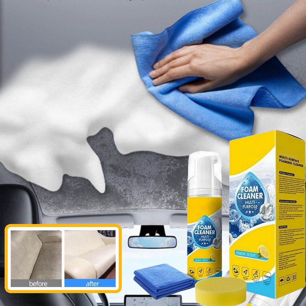Seat Cleaner Fabric - 150ML Multi-enzyme Car Interior Foam Cleaner