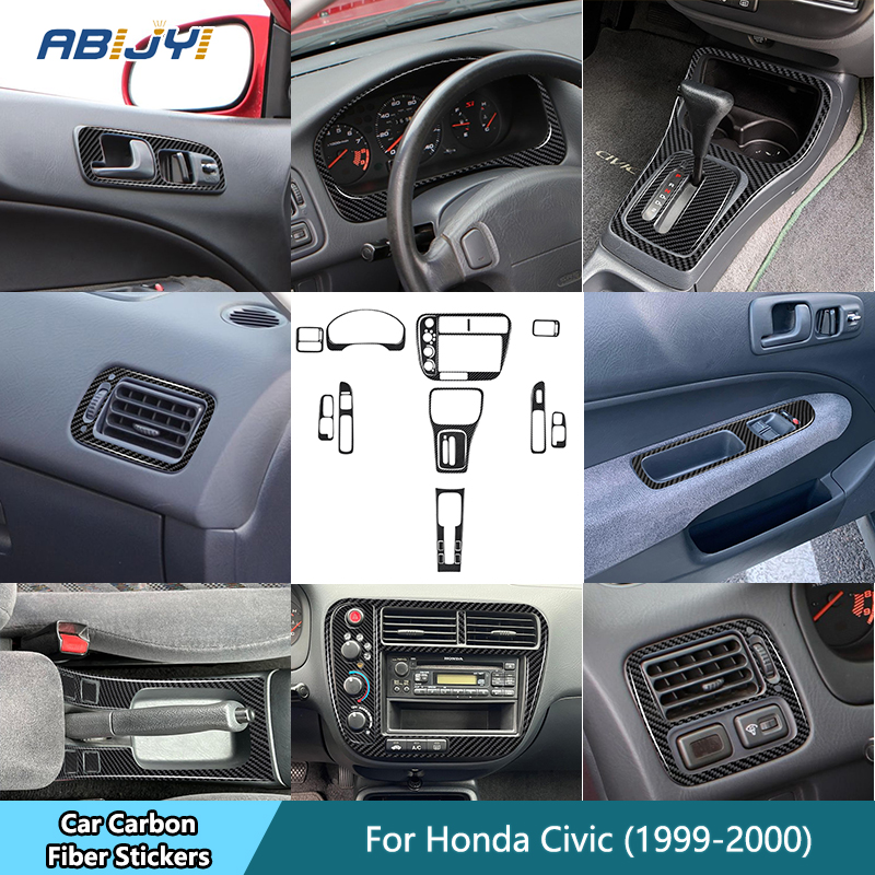 Interior Detailing Kit - For Honda Civic 1999 2000 Carbon