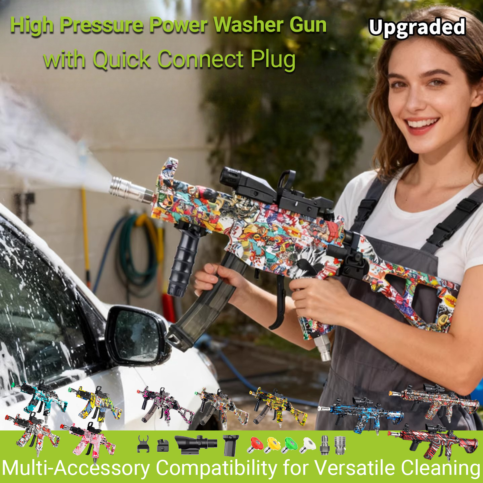 Pressure Washer Foam Gun - High Pressure Power Washer Gun for