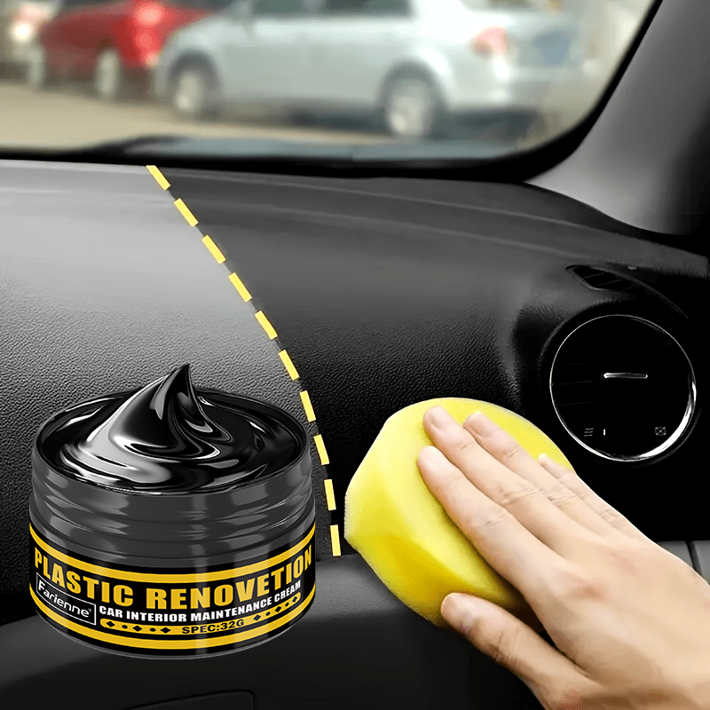 Leather Cleaner Interior - Farienne Plastic Renovation Cream 32G- Double