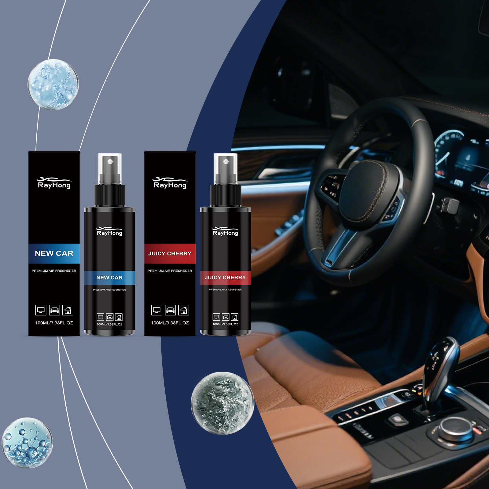 Odor Eliminator Car - Car Air Freshener Odor Eliminator Spray