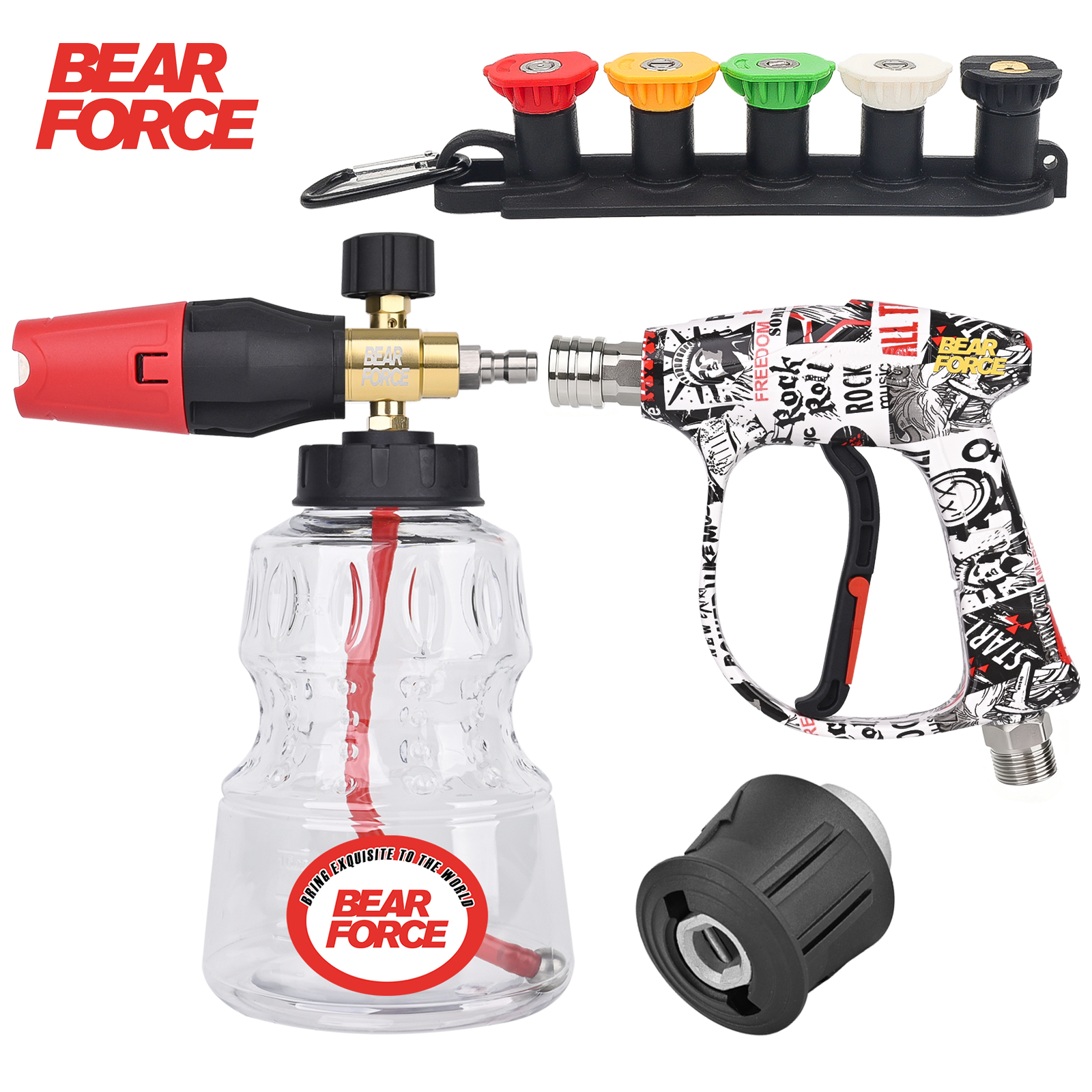 Pressure Washer Foam Gun - BEAR FORCE Pressure Washer Color Painted