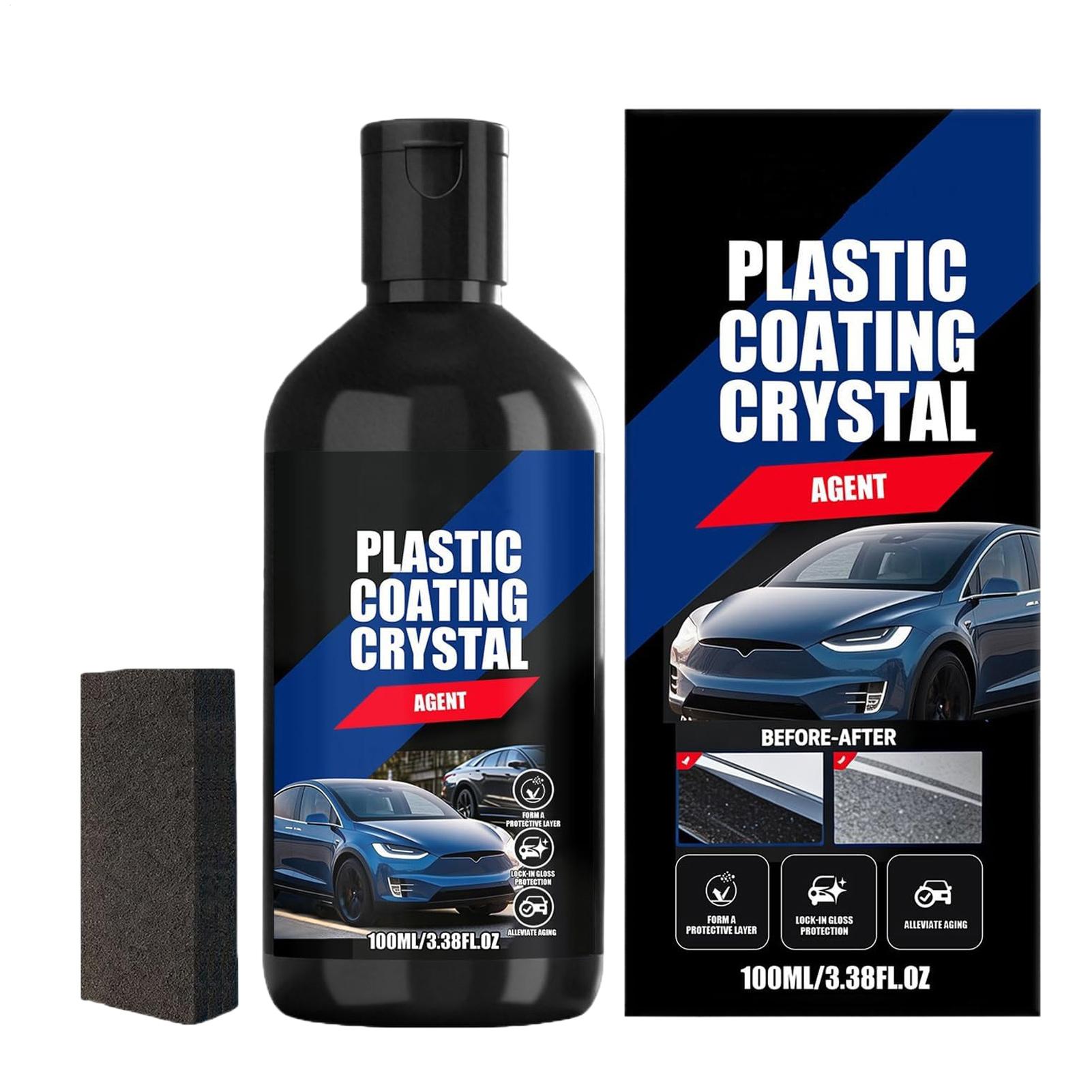 Trim Restorer Plastic - Car Black Trim Restorer 100ml, Scratch