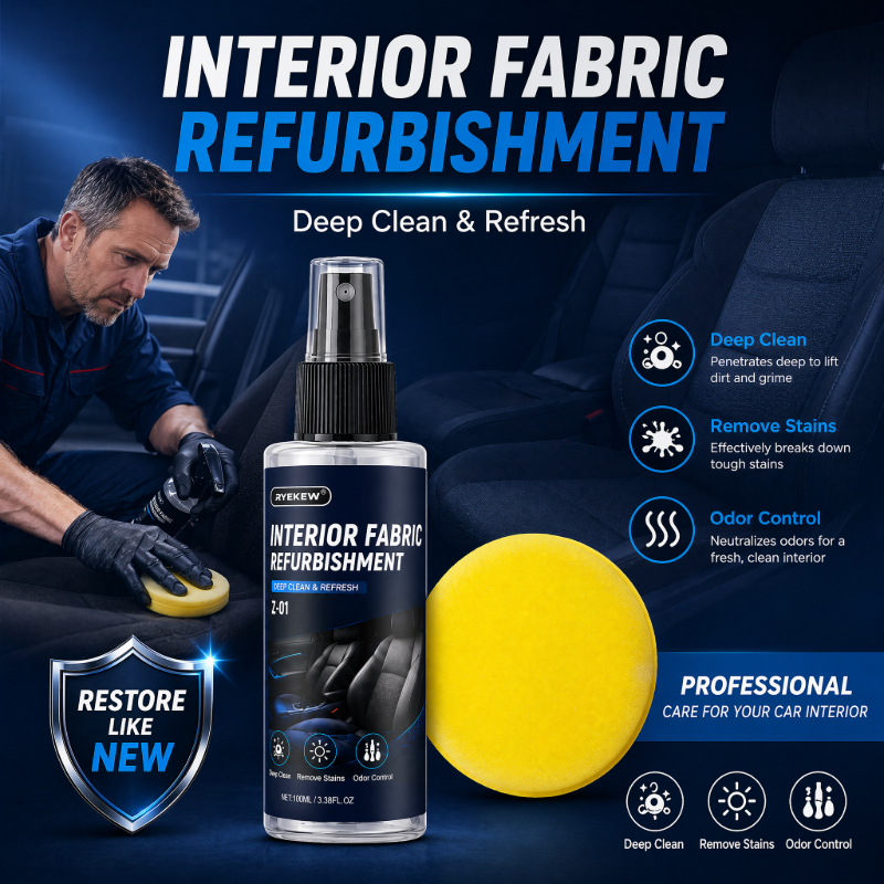 Seat Cleaner Fabric - Car Interior Fabric Cleaner, Upholstery Stain