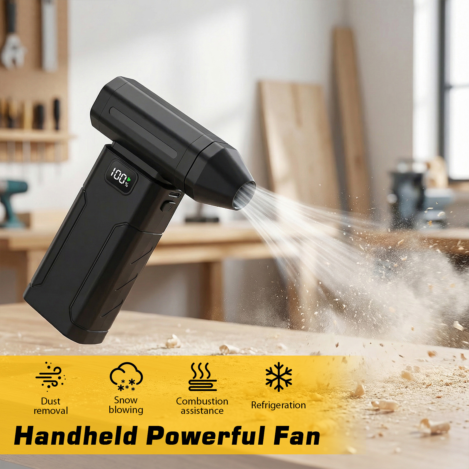 Dryer Car Blower - Powerful Air Blower 5-Speed Handheld Portable