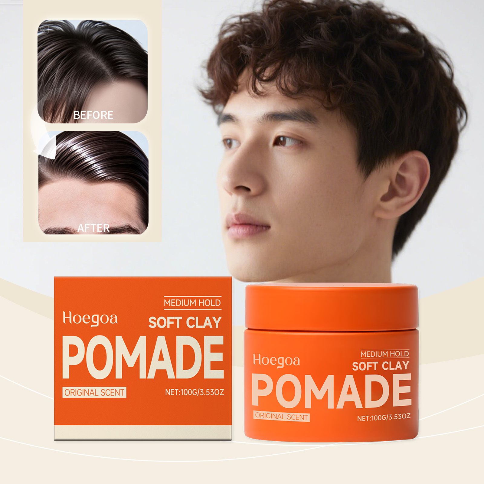 Clay Bar Lubricant - Original Hair Wax Long-Lasting Hair Gel
