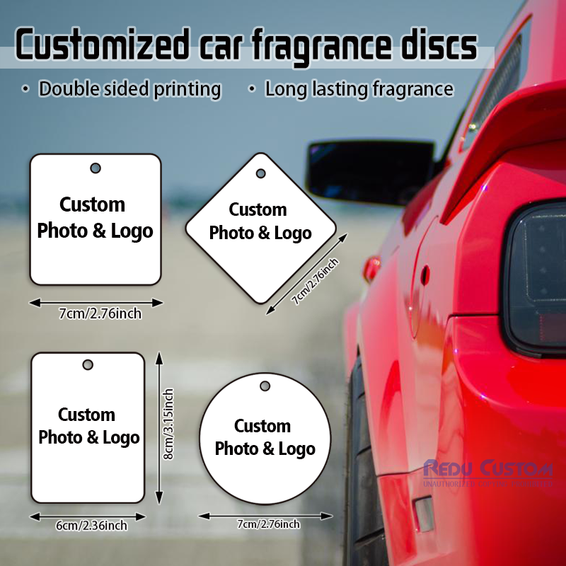 Odor Eliminator Car - 10 Customizable Photo Car Air Fresheners,