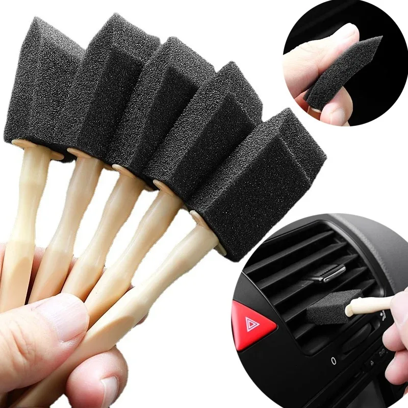 Dirt Brush Interior - Disposable Sponge Detail Cleaning Brush Multifunctional