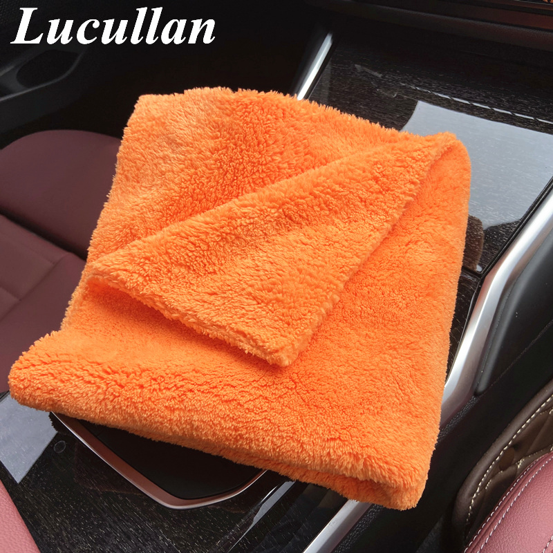 Interior Detailing Kit - Lucullan 40x40cm Orange Super Thick Plush