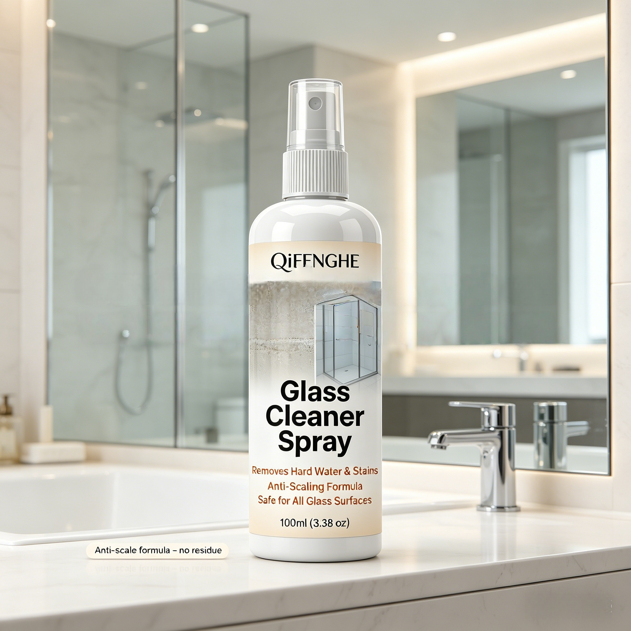 Instant Hard Water Stain Remov - Glass Cleaner Streak ulasan dan harga