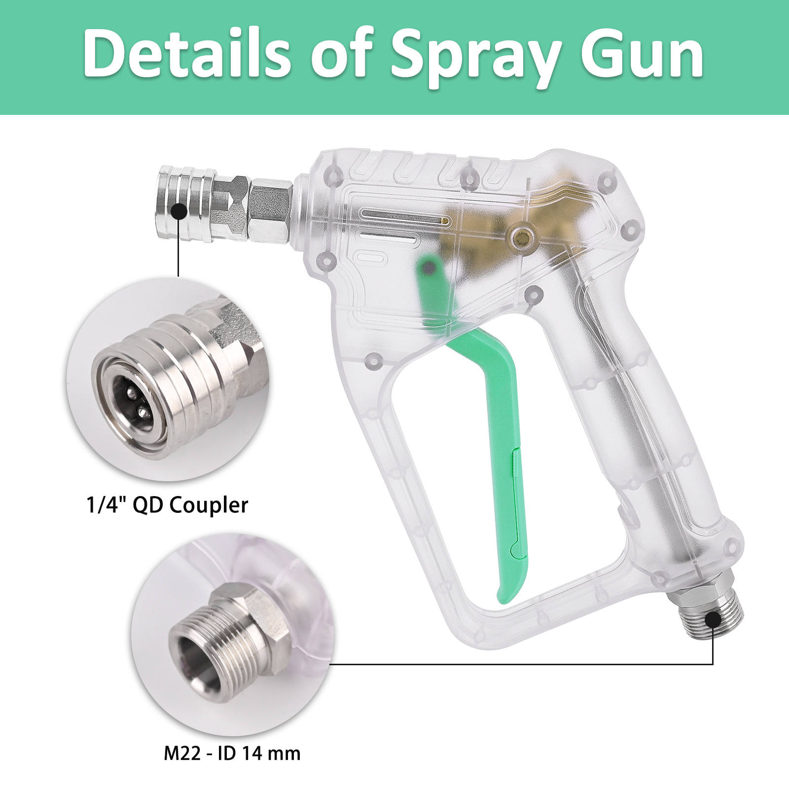 High Pressure Washer Gun with  - Pressure Washer Foam Gun ulasan dan harga