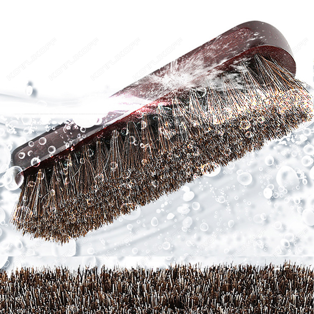 Premium Horsehair Shoe Brush F - Dirt Brush Interior ulasan dan harga