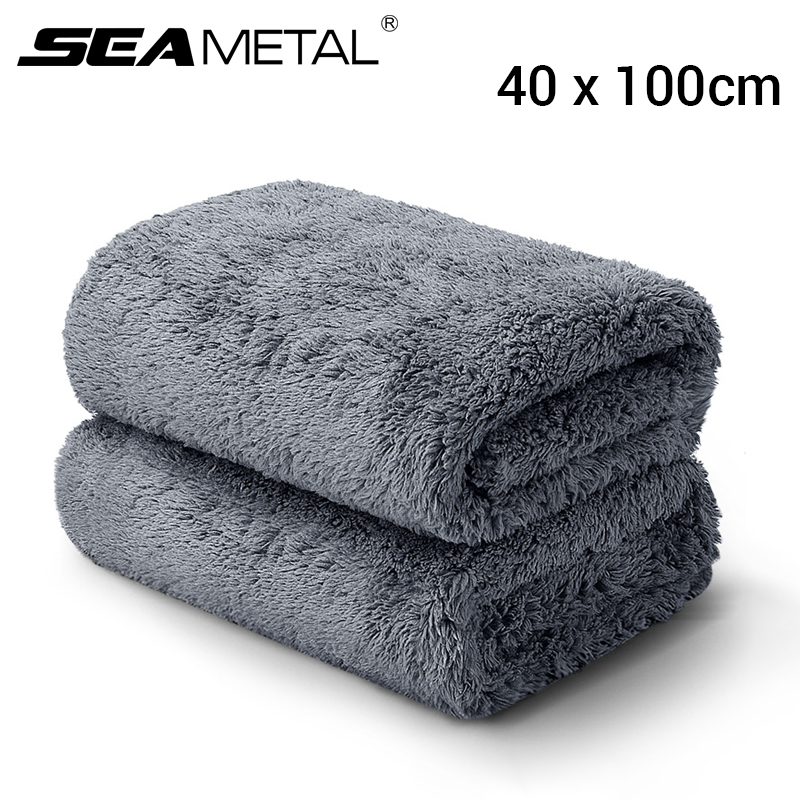 SEAMETAL 40X100CM Car Wash Tow - Microfiber Towel Detailing ulasan dan harga