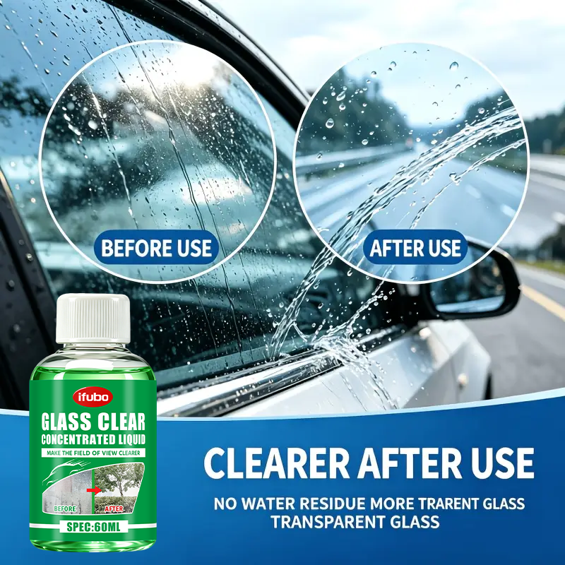 IFUBO Windshield Cleaner 60ML  - Glass Cleaner Streak ulasan dan harga