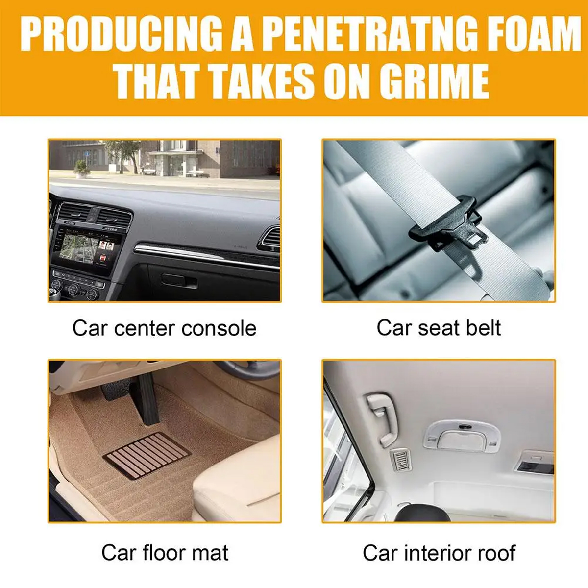 Car Foam Cleaner Neutral PH fo - Seat Cleaner Fabric ulasan dan harga
