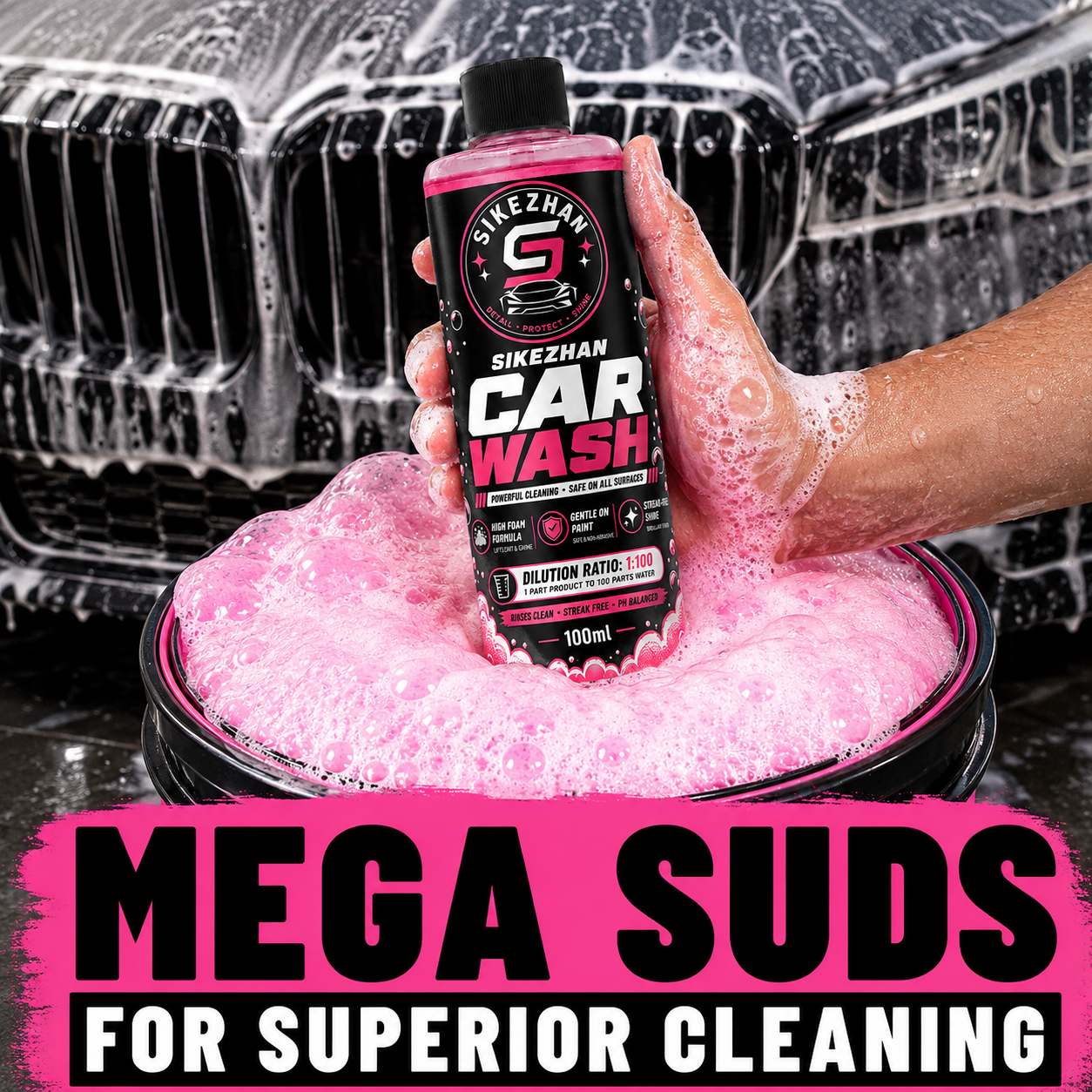 100ml 1:100 Concentrated Super - Foam Cannon Car Wash ulasan dan harga