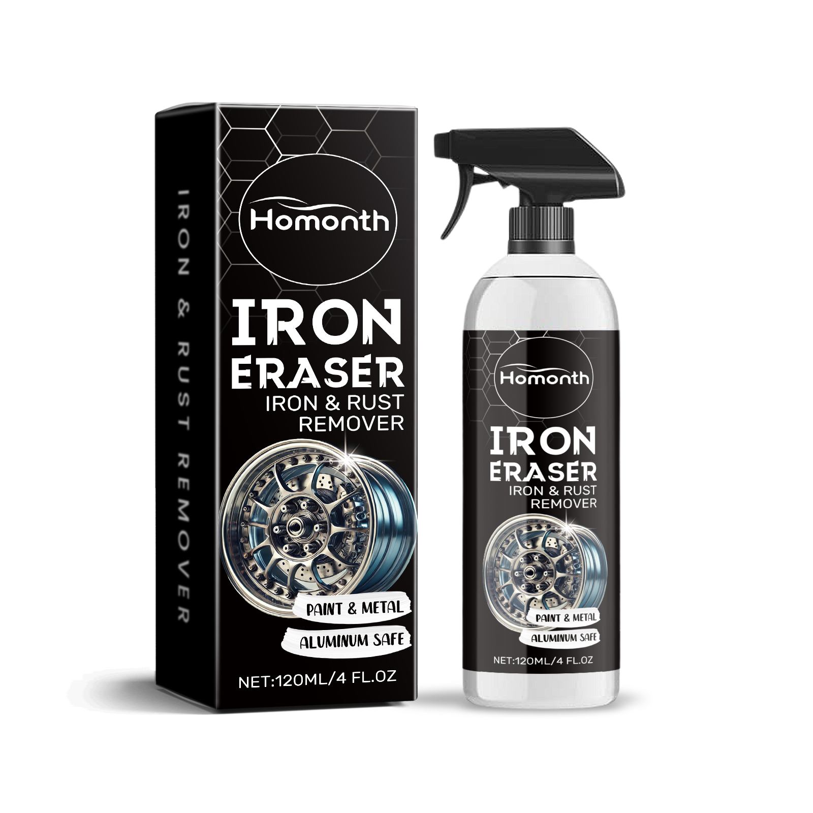 Car Wheel Rust Remover Spray E - Wheel Cleaner Alloy ulasan dan harga