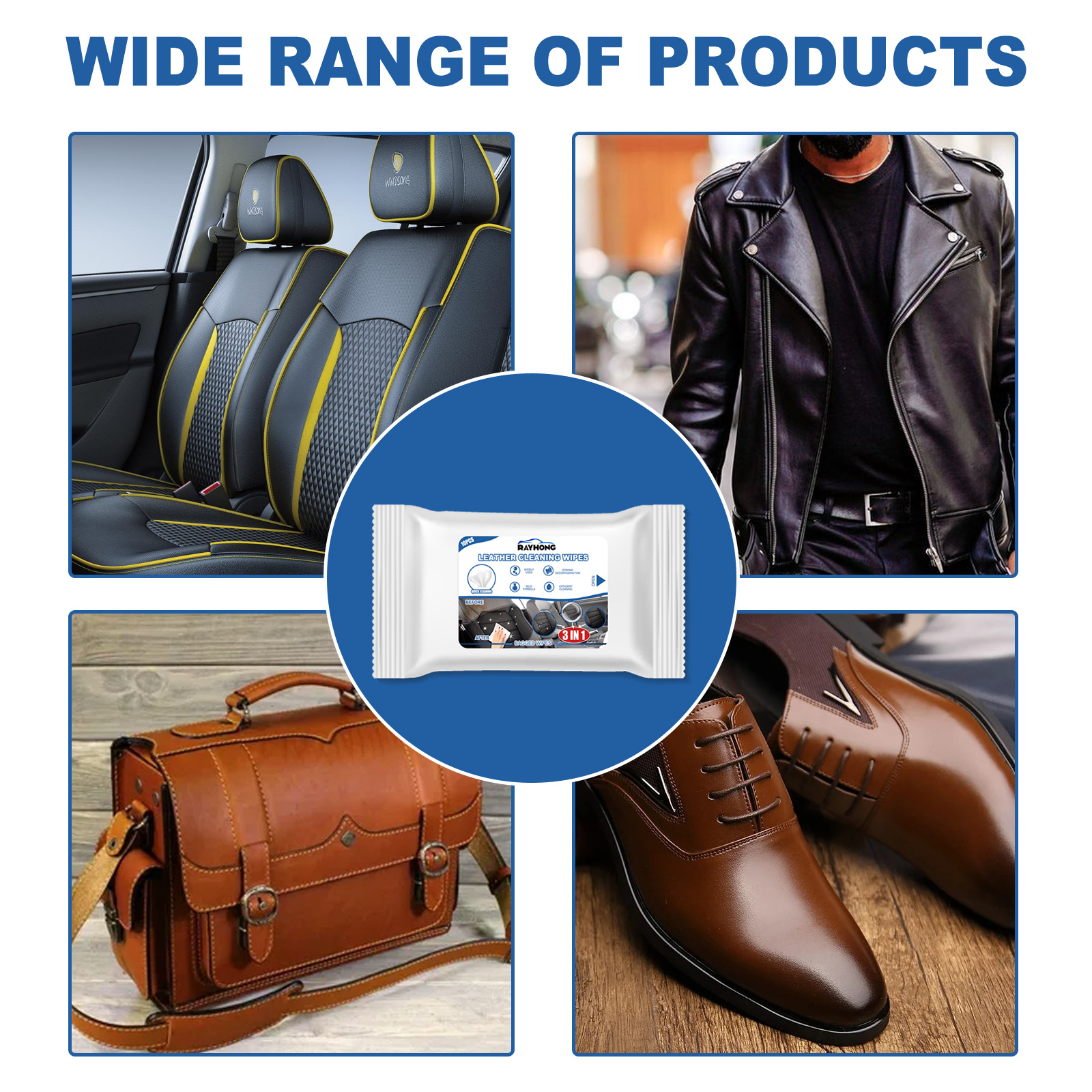 Car Leather Cleaning Wipes, Se - Dirt Brush Interior ulasan dan harga