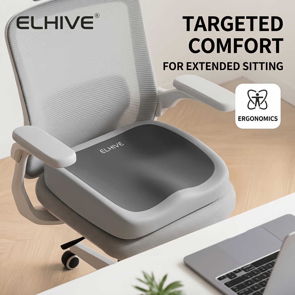 1Pc Ergonomic Memory Foam Seat - Seat Cleaner Fabric ulasan dan harga