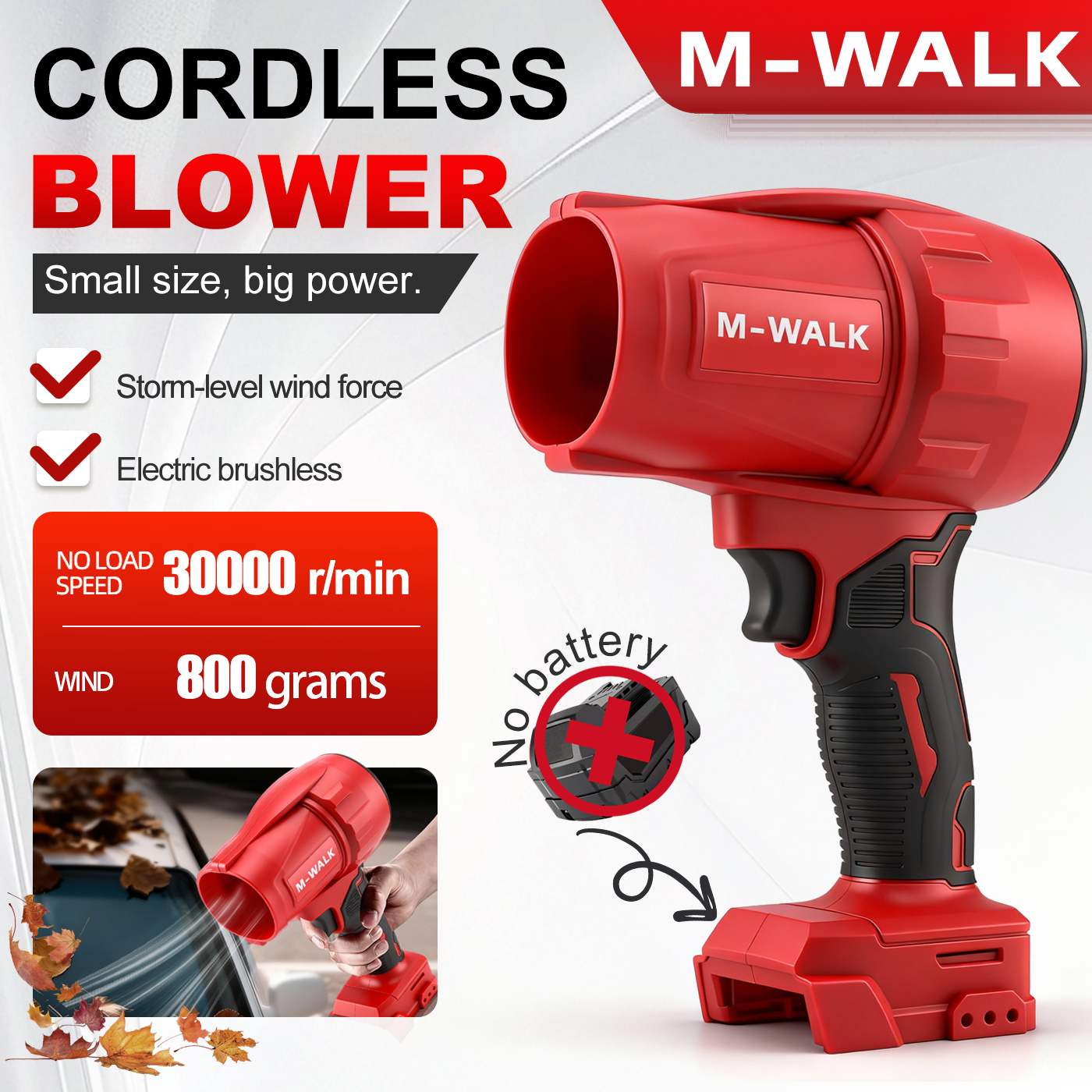 200M/S Cordless Electric Blowe - Dryer Car Blower ulasan dan harga