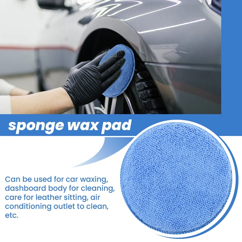 5Inch Microfiber Wax Applicato - Wax Applicator Pad ulasan dan harga