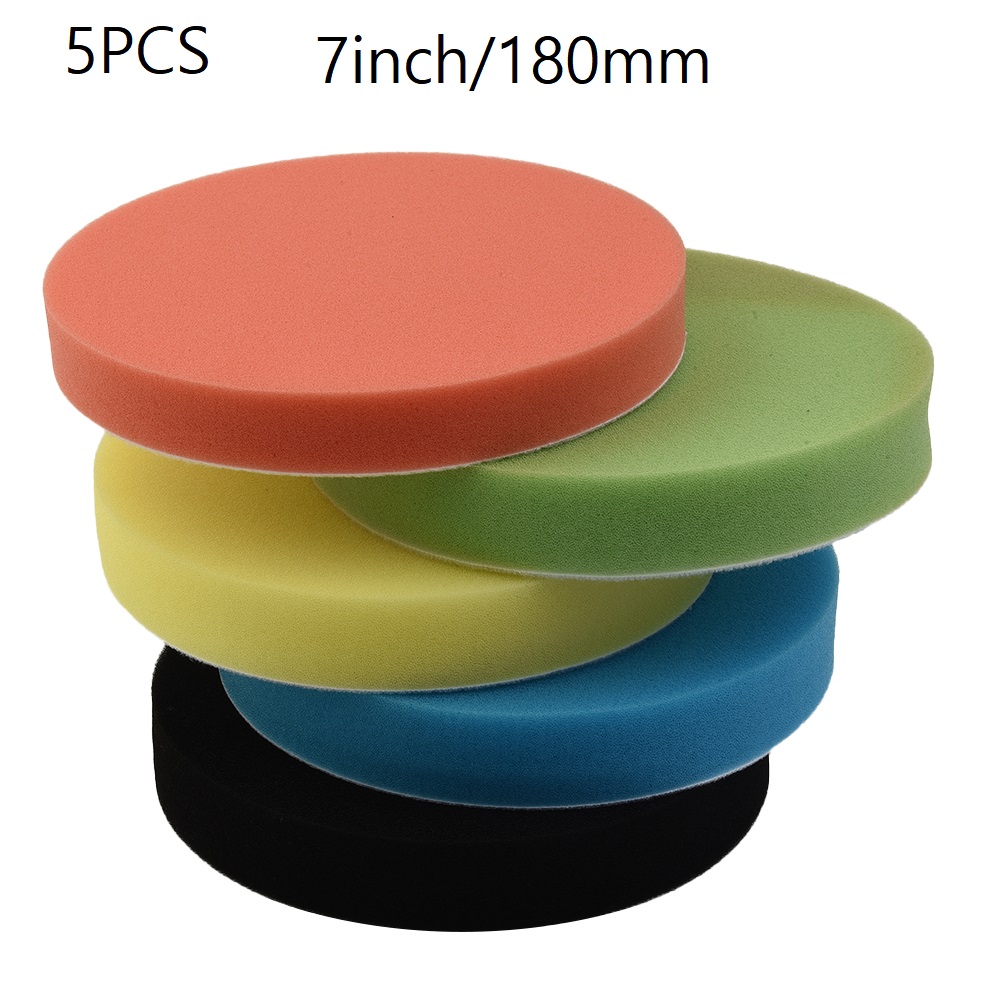 5 Pcs Sponge Polishing Pad 7In - Polish Pad Set Buffer ulasan dan harga
