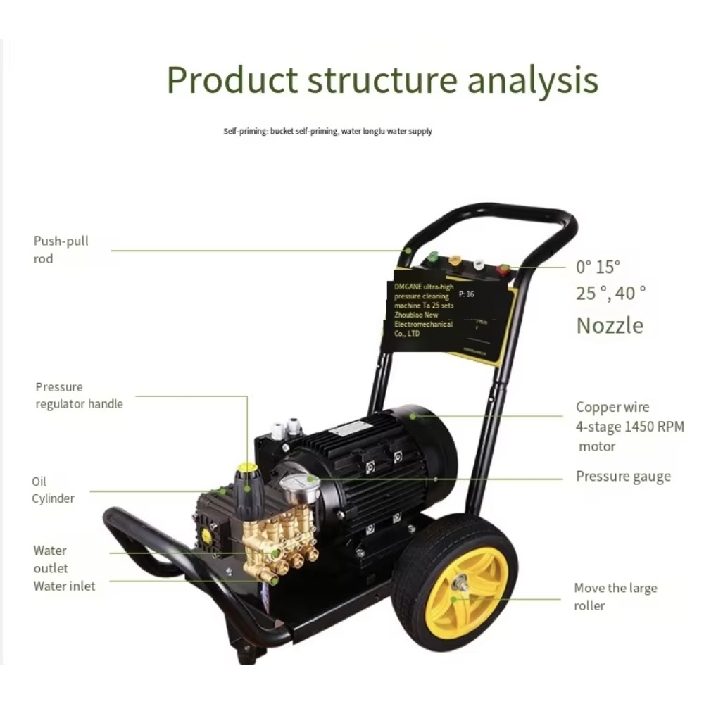 High Power 220V Portable Elect - Car Cleaning Brush ulasan dan harga