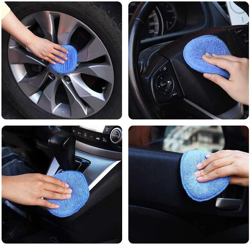 10Pcs Car Detailing Applicator - Wax Applicator Pad ulasan dan harga
