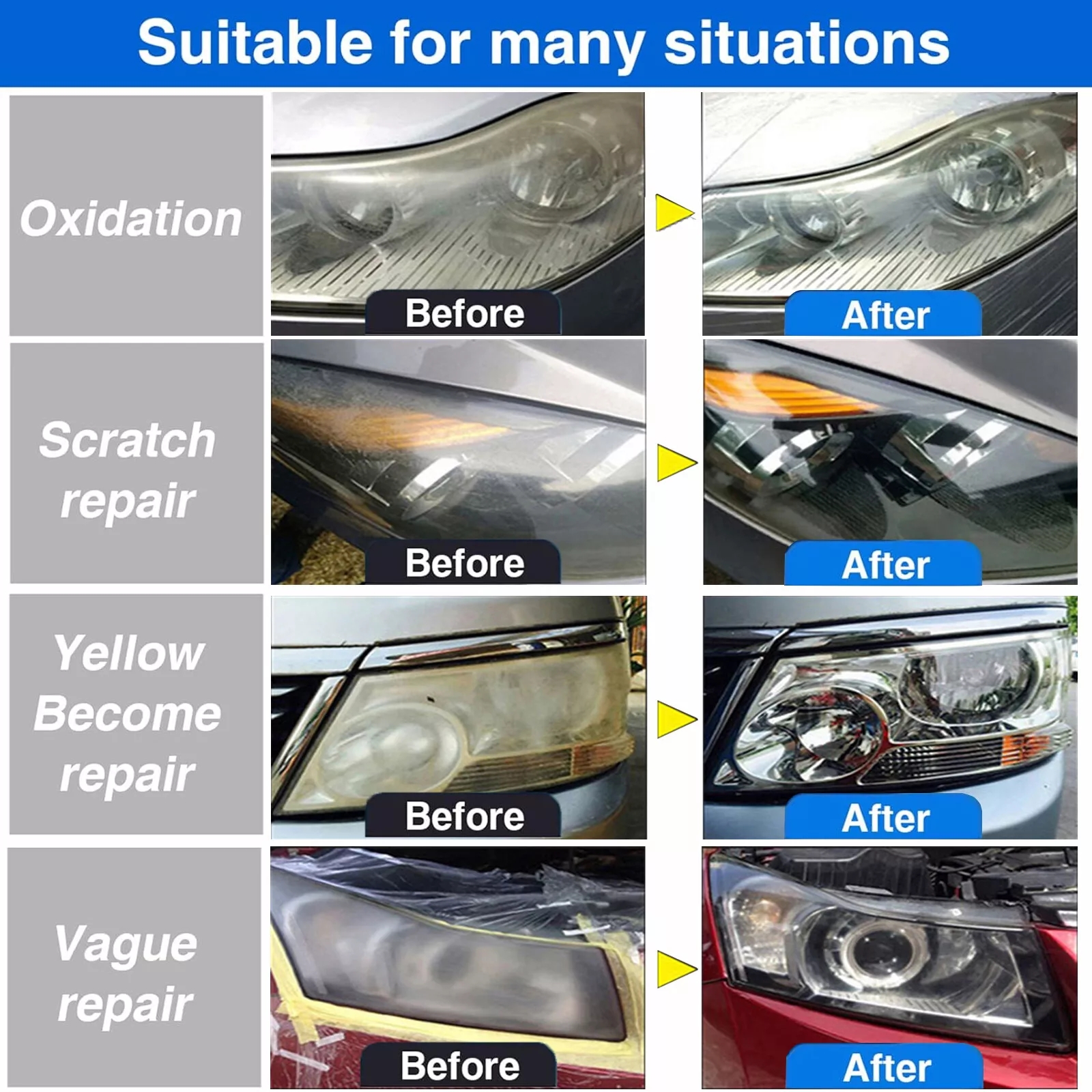 Car Accessories Headlight Repa - Interior Detailing Kit ulasan dan harga