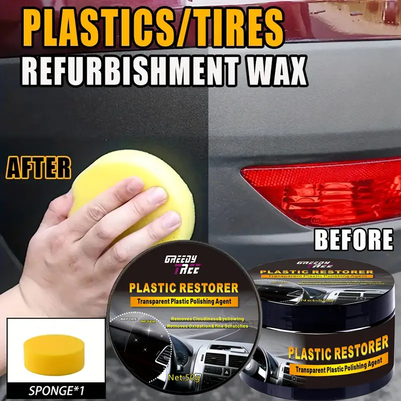 GREEDY TREE Automotive Plastic - Trim Restorer Plastic ulasan dan harga