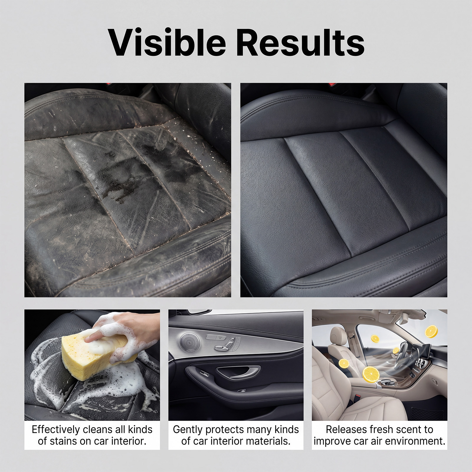 Foam Cleaner Multi-purpose Aut - Leather Cleaner Interior ulasan dan harga