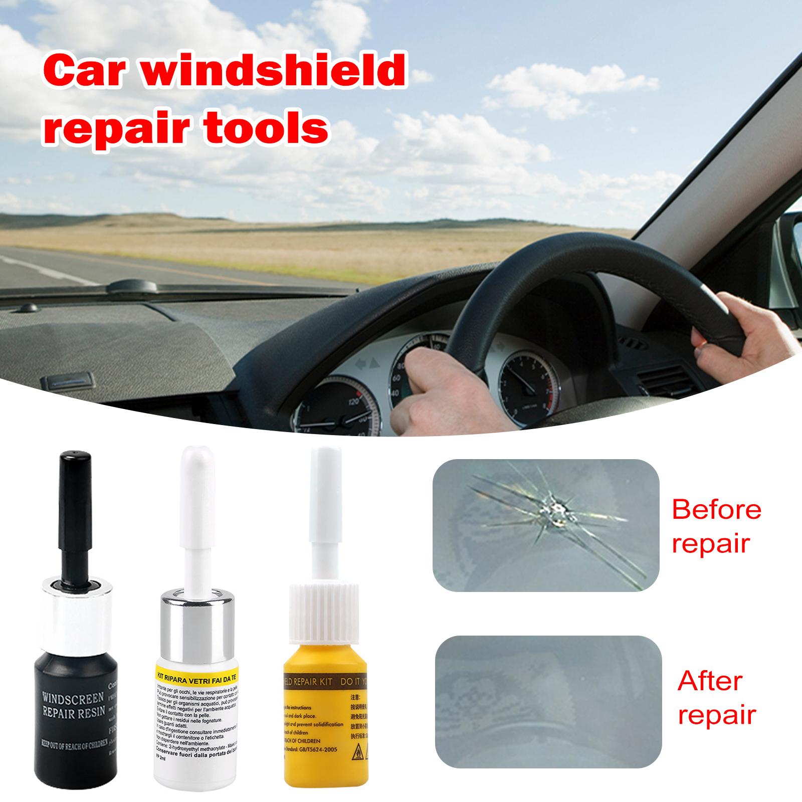 Car Cracked Glass Repair Kit W - Glass Cleaner Streak ulasan dan harga