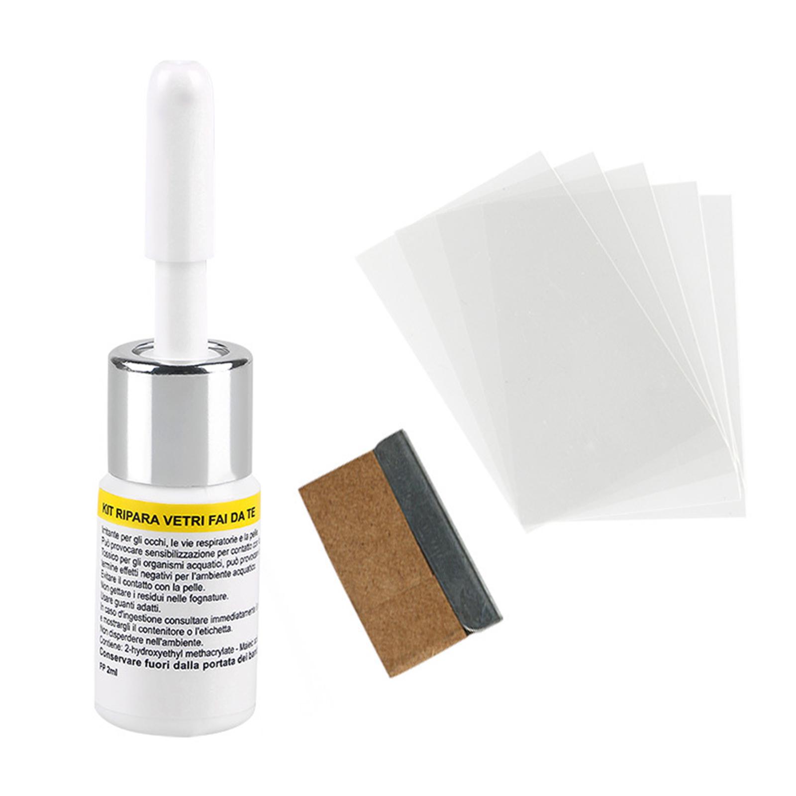 Car Cracked Glass Repair Kit W - Glass Cleaner Streak ulasan dan harga