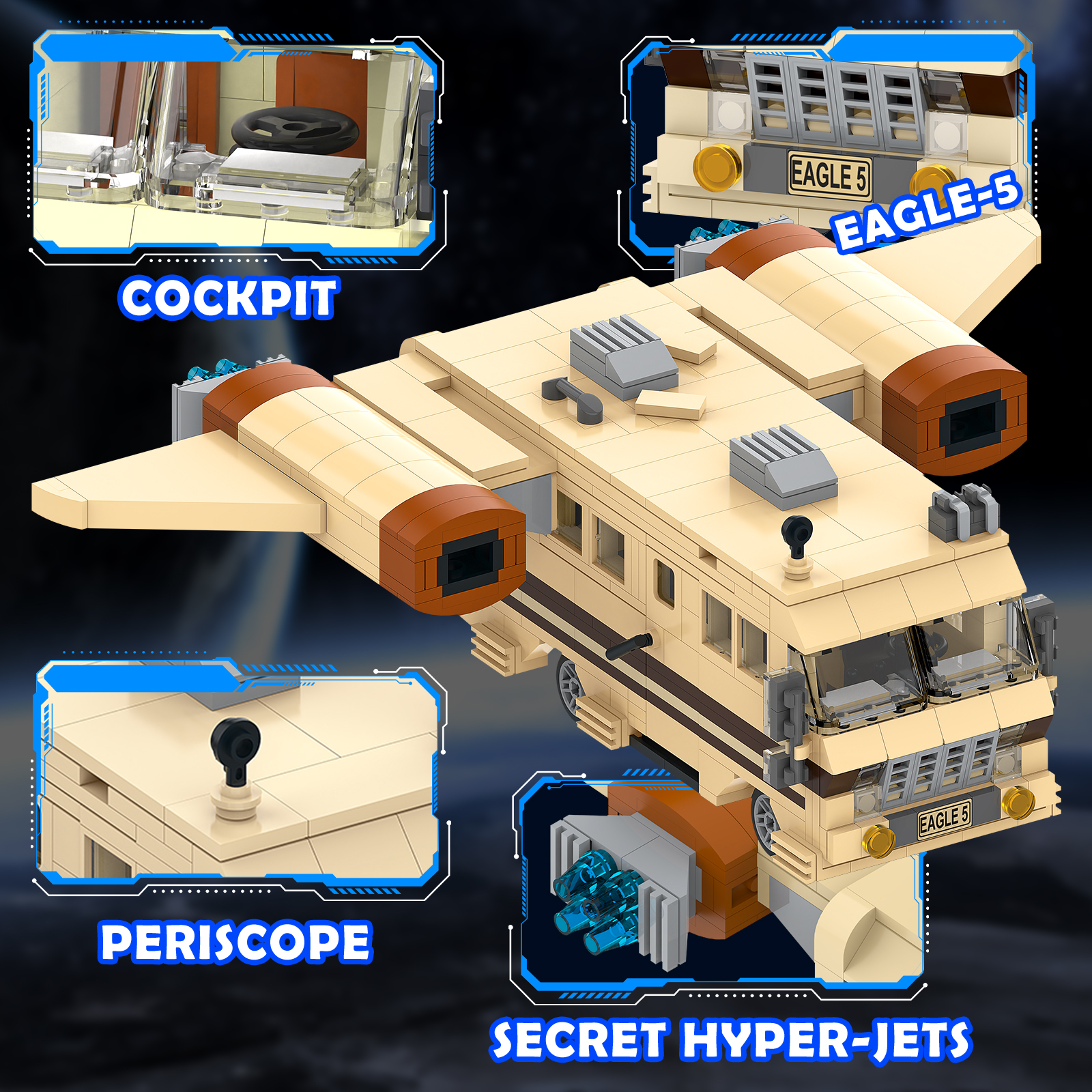 Space Balls Eagle 5 Building B - Interior Detailing Kit ulasan dan harga