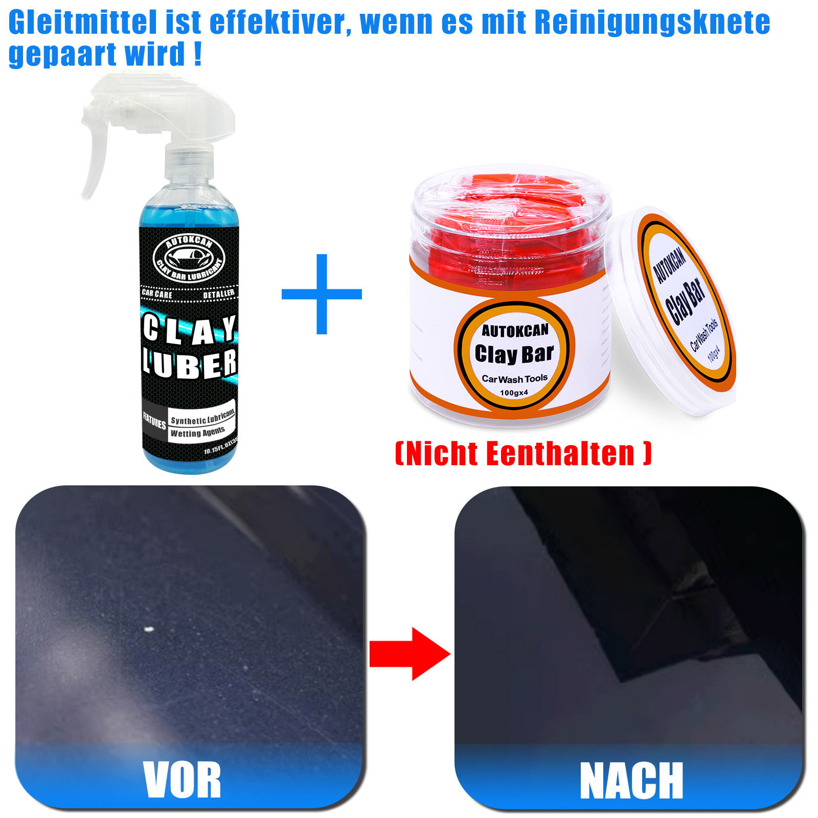 200G Car Clay Bar And 300ml Ma - Clay Bar Lubricant ulasan dan harga