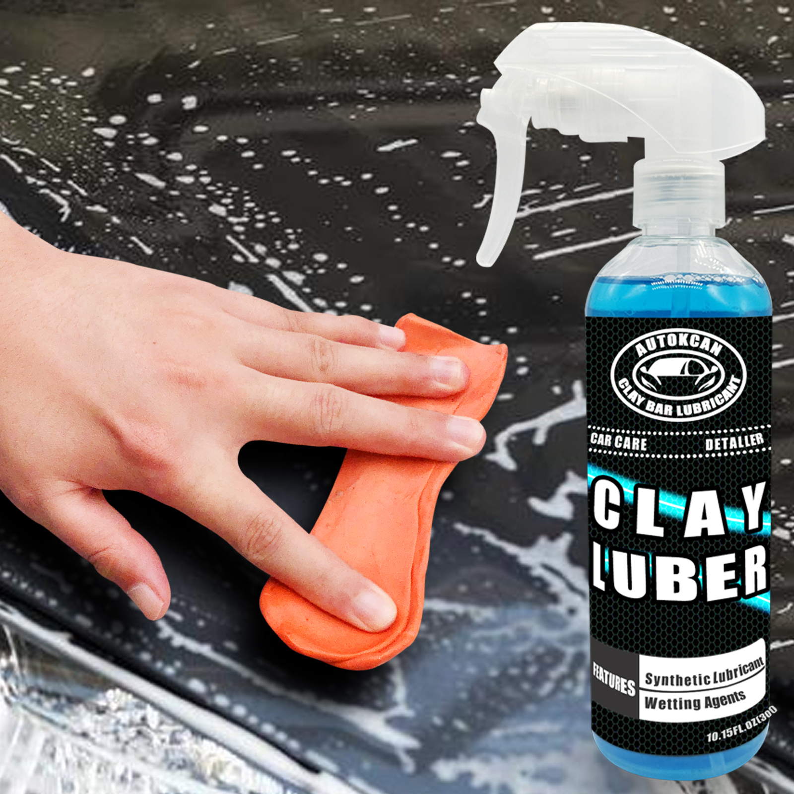 200G Car Clay Bar And 300ml Ma - Clay Bar Lubricant ulasan dan harga