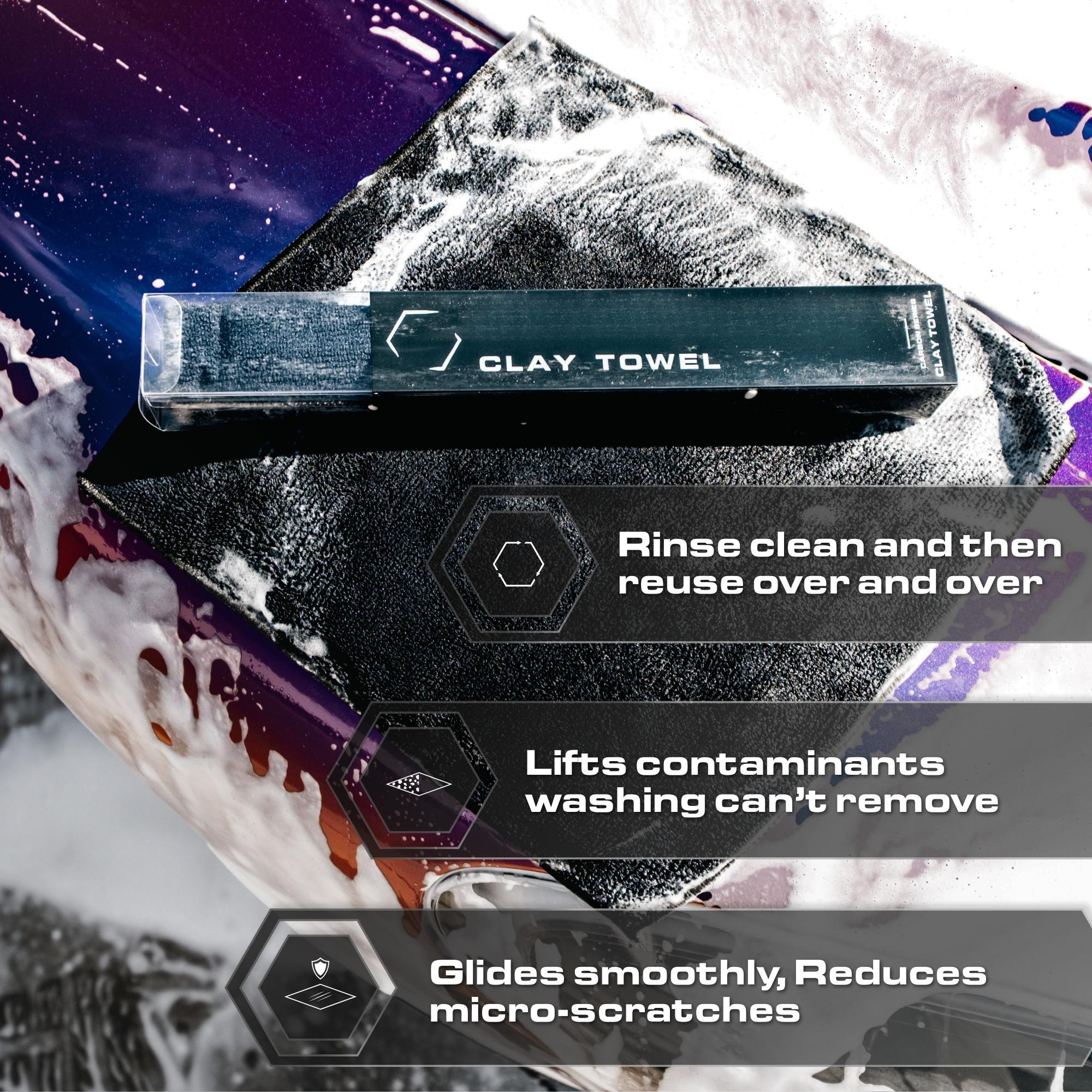 Magic Clay Towel Auto Detailin - Microfiber Towel Detailing ulasan dan harga