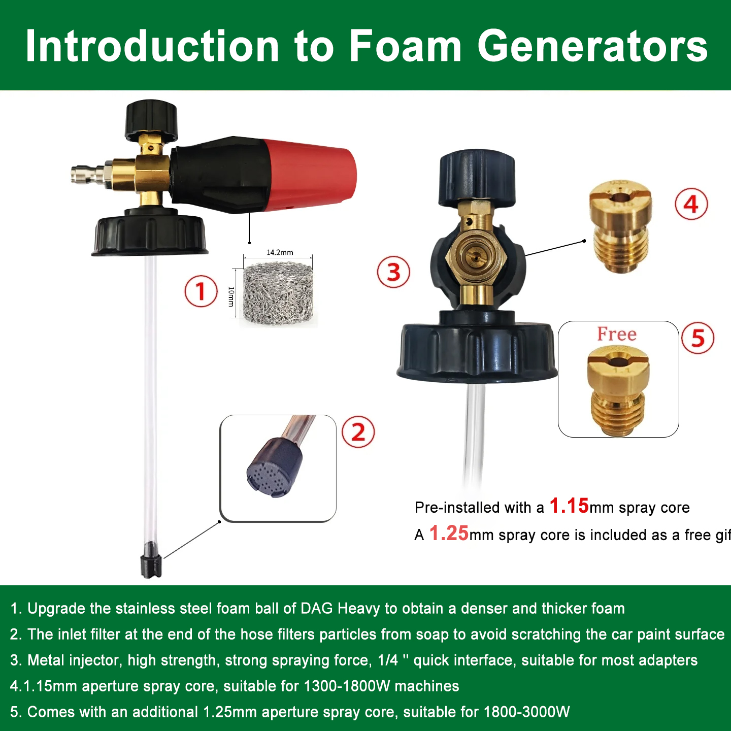 Karcher Compatible Snow Foam L - Pressure Washer Foam Gun ulasan dan harga