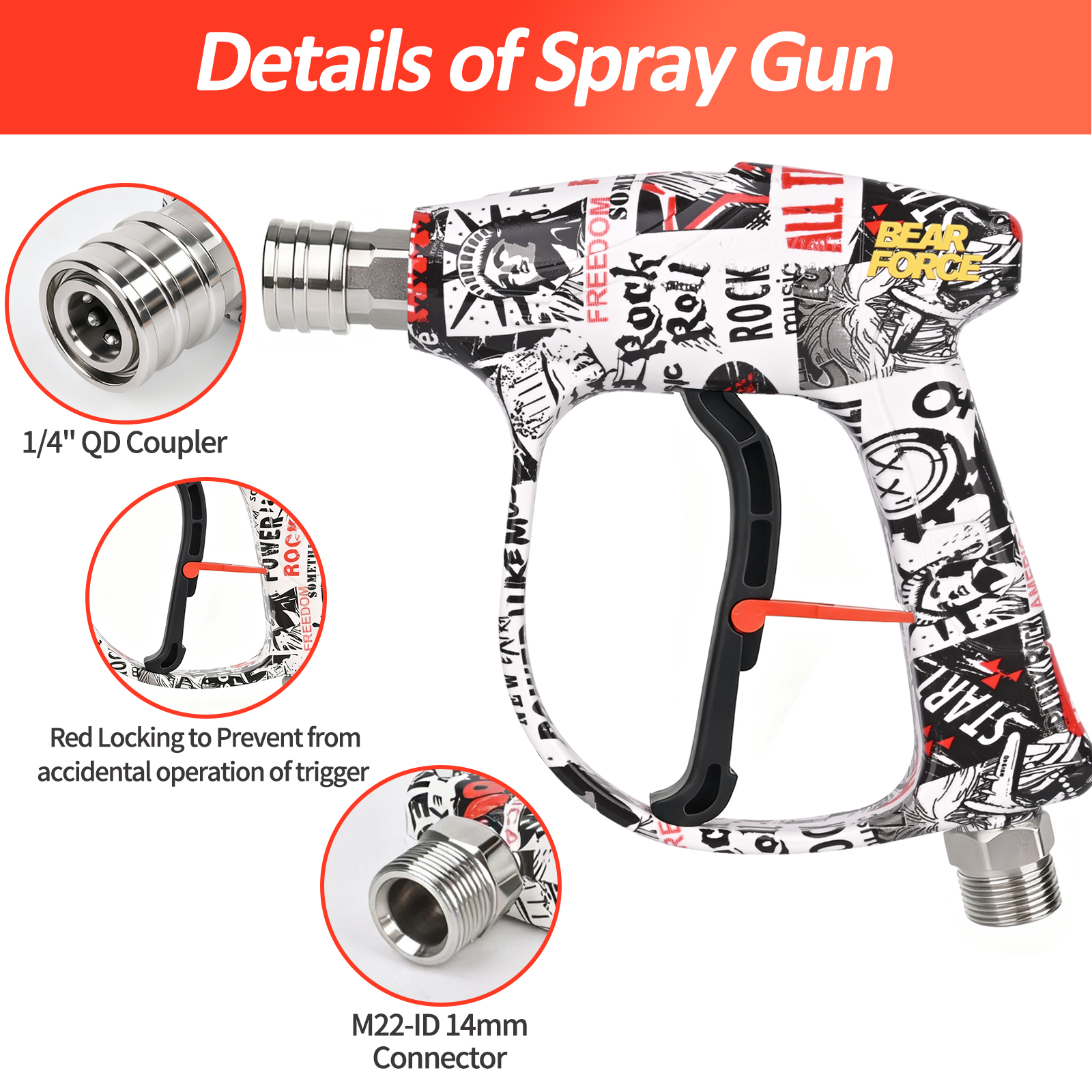BEAR FORCE Pressure Washer Col - Pressure Washer Foam Gun ulasan dan harga