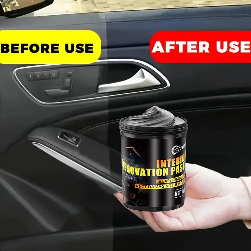 Black Car Interior Polish Wax  - Leather Cleaner Interior ulasan dan harga