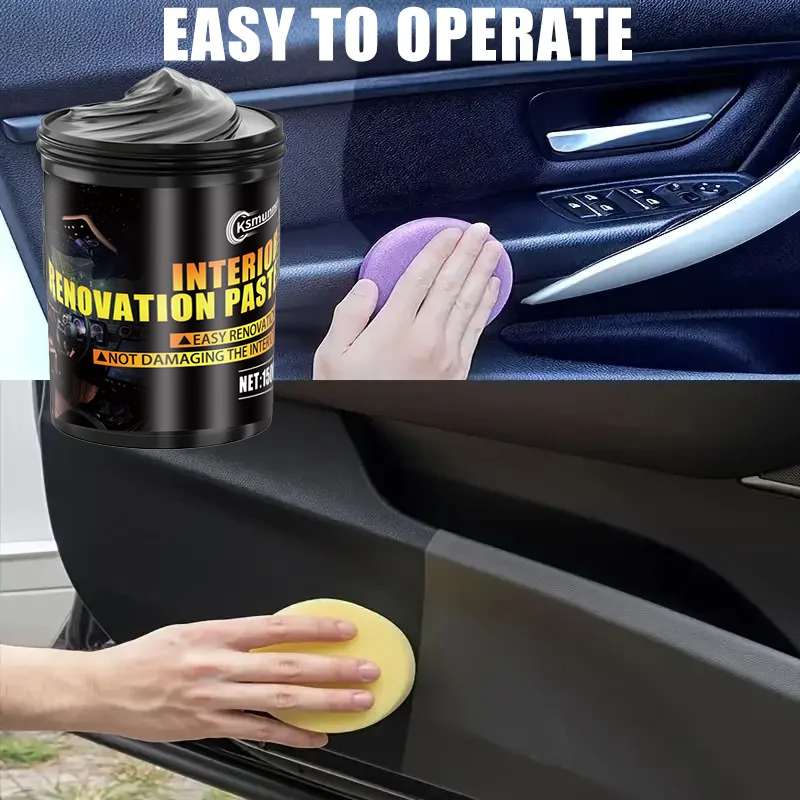 Black Car Interior Polish Wax  - Leather Cleaner Interior ulasan dan harga