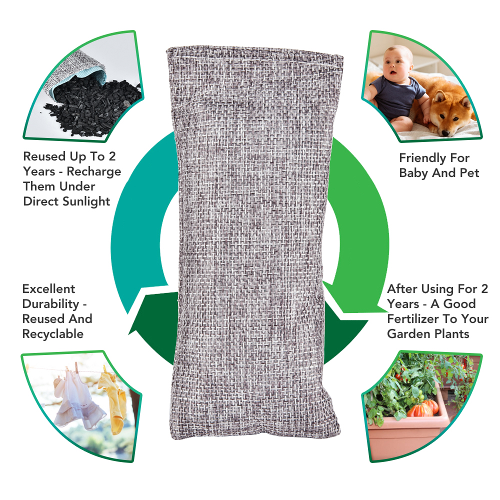 10pcs Natural Bamboo Charcoal  - Odor Eliminator Car ulasan dan harga