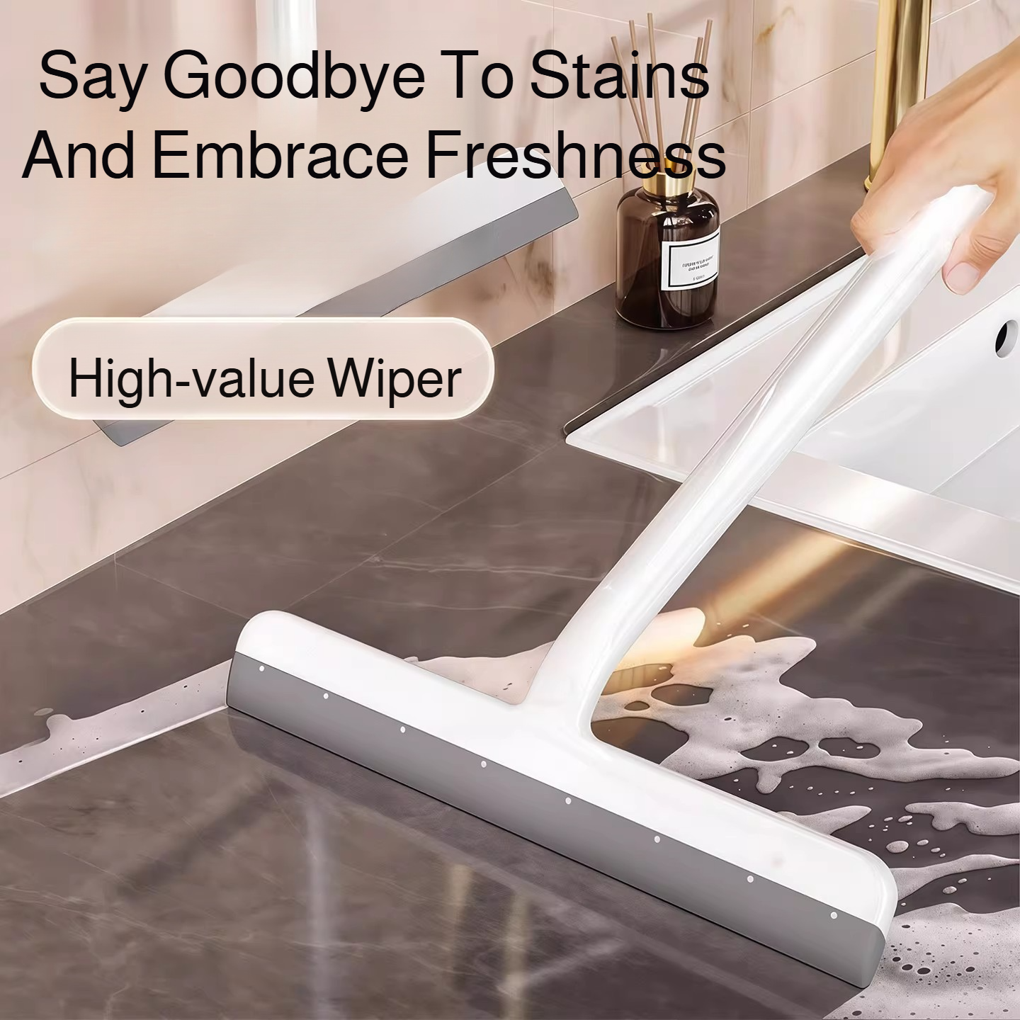 Silicone Squeegee with Plastic - Glass Cleaner Streak ulasan dan harga