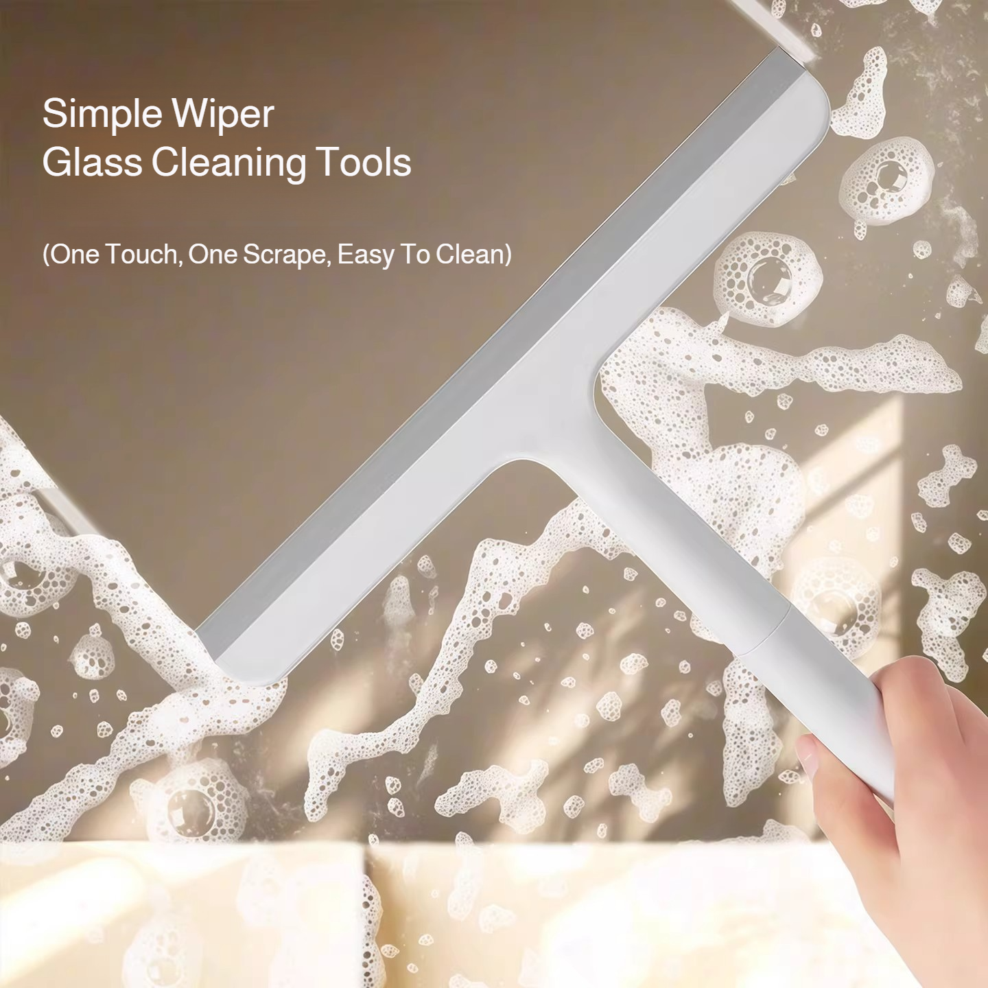 Silicone Squeegee with Plastic - Glass Cleaner Streak ulasan dan harga