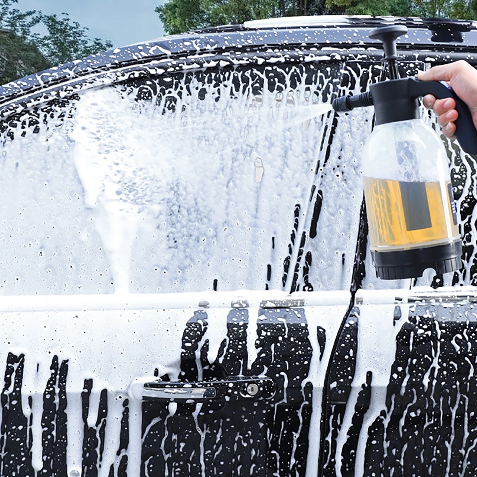 2L Hand Pump Foam Sprayer Hand - Foam Cannon Car Wash ulasan dan harga
