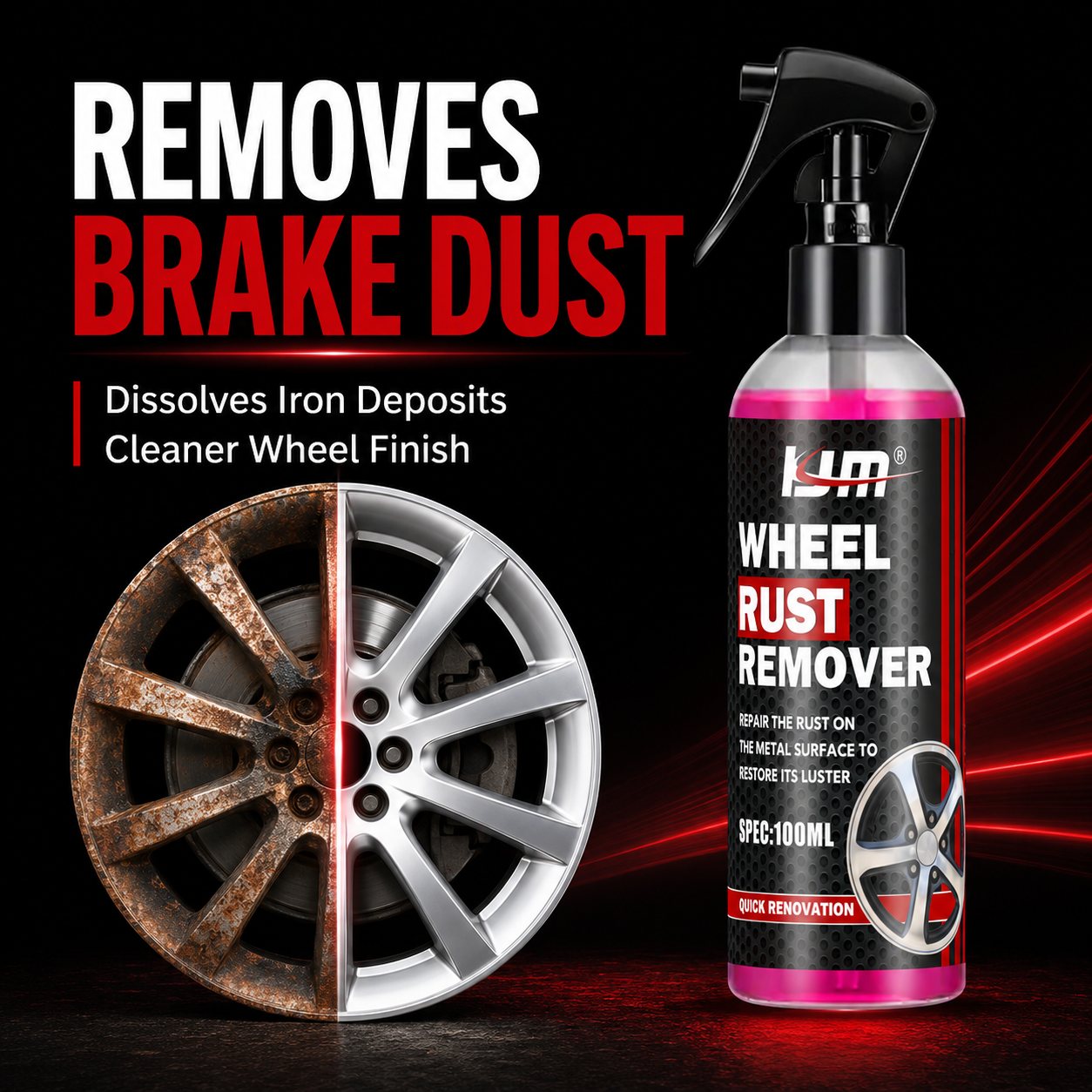 KJM Wheel Cleaner For Car Rims - Wheel Cleaner Alloy ulasan dan harga